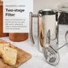 Frieling Double-Walled Stainless-Steel French Press Coffee Maker, Polished, 23 Ounces view 3