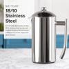 Frieling Double-Walled Stainless-Steel French Press Coffee Maker, Polished, 23 Ounces view 4