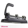 Officemate Heavy Duty Adjustable 2-3 Hole Punch with Lever Handle, 32-Sheet Capacity, Black (90078) view 2
