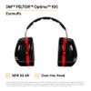 3M H10A Peltor Optime 105 Over the Head Earmuff, Ear Protectors, Hearing Protection, NRR 30 dB view 2