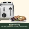 Cuisinart CPT-160 Metal Classic 2-Slice Toaster, Brushed Stainless view 2