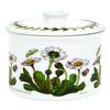 Portmeirion Botanic Garden Drum Shaped Covered Sugar Bowl | 7 Ounce Sugar Bowl with Daisy Motif | Made in England from Fine Earthenware | Dishwasher Safe view 1