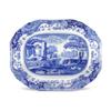 Blue Italian Blue Italian Medium Oval Platter | 14 Inch Serving Platter for Dessert, Appetizers, and Snacks | Made from Fine Porcelain | Microwave and Dishwasher Safe view 1