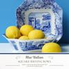 Spode Blue Italian Square Serving Bowl | 9.5 Inch Serving Bowl for Appetizers, Salad, and Pasta | Made from Fine Porcelain | Microwave and Dishwasher Safe view 3