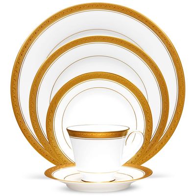 Noritake Crestwood Gold 5-Piece Place Setting