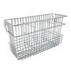 Better Houseware Silverware Utensil Drying Rack Holder Basket for Spoons & Chopsticks Silverware Caddy Silverware Drying Basket Silverware Drainer Basket (3 Compartments, Chrome) view 2