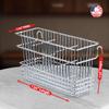 Better Houseware Silverware Utensil Drying Rack Holder Basket for Spoons & Chopsticks Silverware Caddy Silverware Drying Basket Silverware Drainer Basket (3 Compartments, Chrome) view 3