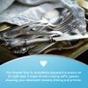 Hagerty Zippered Flatware Storage Drawer Liner Tarnish Preventative Silverware Organizer, Large Container, Cutlery Holder, and Utensil Keeper Bag, Made in USA, Kosher Certified,Blue, 19" x 12" x 2.5" view 4
