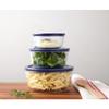 Pyrex Simply Store (3-Pack) Glass Food Storage Containers Set, (2, 4 & 7 Cup) Meal Prep Containers With BPA-Free Lids, Dishwasher & Microwave Safe view 4