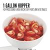 Weston Food Strainer and Sauce Maker for Tomato, Fresh Fruits and Vegetables ,White view 2