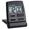 AcuRite 47391 LCD Travel Alarm Clock,Black view 1
