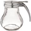 Tablecraft H414 Syrup Dispenser with Chrome Plated Metal Top, 14 oz, Clear view 1