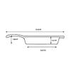 Lodge Cast Iron Grill Pan, Square, 10.5 Inch view 3