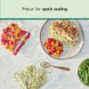 FoodSaver 1-Pint Precut Vacuum Seal Bags with BPA-Free Multilayer Construction for Food Preservation view 3