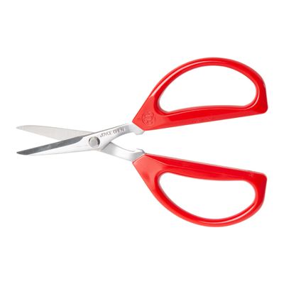 Joyce Chen Original Unlimited Kitchen Scissors All Purpose Kitchen Shears With Comfortable Handles, Red