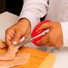 Joyce Chen Original Unlimited Kitchen Scissors All Purpose Kitchen Shears With Comfortable Handles, Red view 3