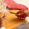 Joyce Chen Original Unlimited Kitchen Scissors All Purpose Kitchen Shears With Comfortable Handles, Red view 4