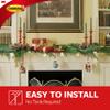 Command Small Decorating Clips, White, 20-Clips, 24-Strips, Decorate Damage-Free view 4