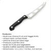 Prodyne CK-300 Multi-Use Cheese Fruit and Veggie Knife Silver view 3