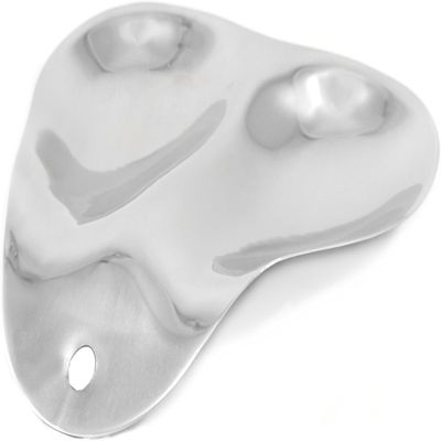 RSVP Stainless Steel Double Spoon Rest. 7"