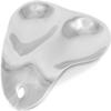RSVP Stainless Steel Double Spoon Rest. 7" view 1