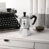 Bialetti - Moka Express: Iconic Stovetop Espresso Maker, Makes Real Italian Coffee, Moka Pot 9 Cups (14 Oz - 420 Ml), Aluminium, Silver view 2