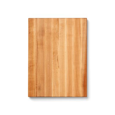John Boos R-Board Series Rectangular Wooden Maple Cutting Board 20x15 1.5 Thick, 12-lb Reversible Butcher Block with Edge-Grain & Finger Grips Made in the USA