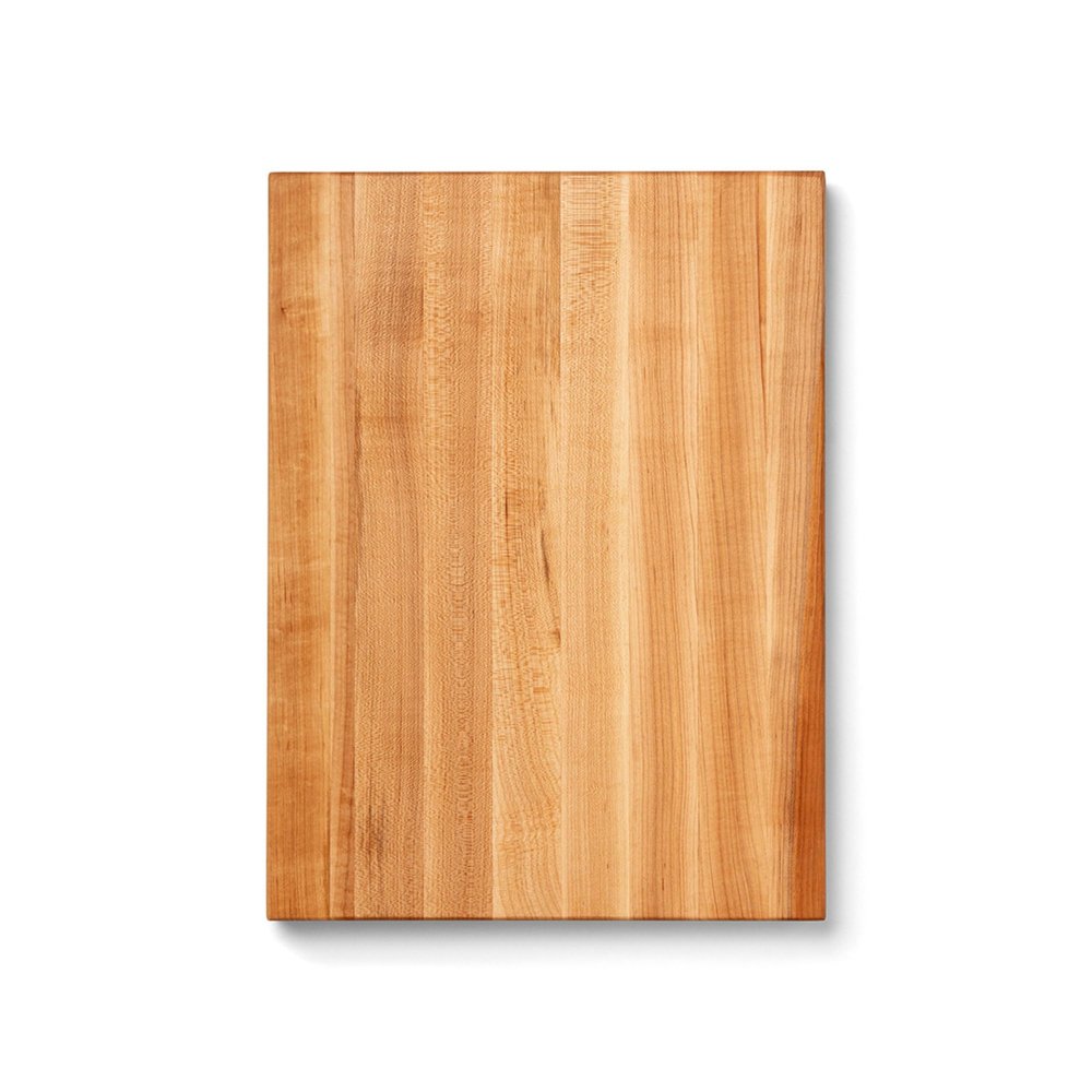 John Boos R-Board Series Rectangular Wooden Maple Cutting Board 20x15 1.5 Thick, 12-lb Reversible Butcher Block with Edge-Grain & Finger Grips Made in the USA