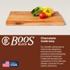John Boos R-Board Series Rectangular Wooden Maple Cutting Board 20x15  1.5 Thick, 12-lb Reversible Butcher Block with Edge-Grain & Finger Grips  Made in the USA view 4