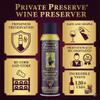 Private Preserve Wine Preservation System | 100% Green Gas Based | Suitable for all Wine, Port, Sake, Cognac, Whiskey, Fine Oil and Vinegar view 2