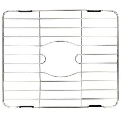 Better Houseware Sink Protectors for Kitchen Sink, Rust-Resistant Scratch-Preventing Stainless Steel Sink Protector Grid, Non-Slip Kitchen Sink Rack for Washing, 16 x 12 x 1 Inch