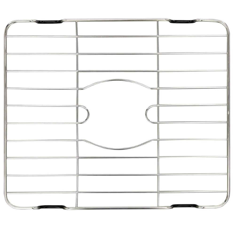 Better Houseware Sink Protectors for Kitchen Sink, Rust-Resistant Scratch-Preventing Stainless Steel Sink Protector Grid, Non-Slip Kitchen Sink Rack for Washing, 16 x 12 x 1 Inch
