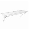 ClosetMaid Wire Shelf Kit with Hardware, 3 Ft. Wide, for Pantry, Closet, Laundry, Utility Storage, White Vinyl Finish view 1