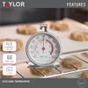Taylor Precision Products Large Dial Thermometer, Silver view 2