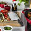 ZWILLING TWIN Signature Chinese Chef Knife, Chinese Cleaver Knife, 7-Inch, Stainless Steel, Black view 2