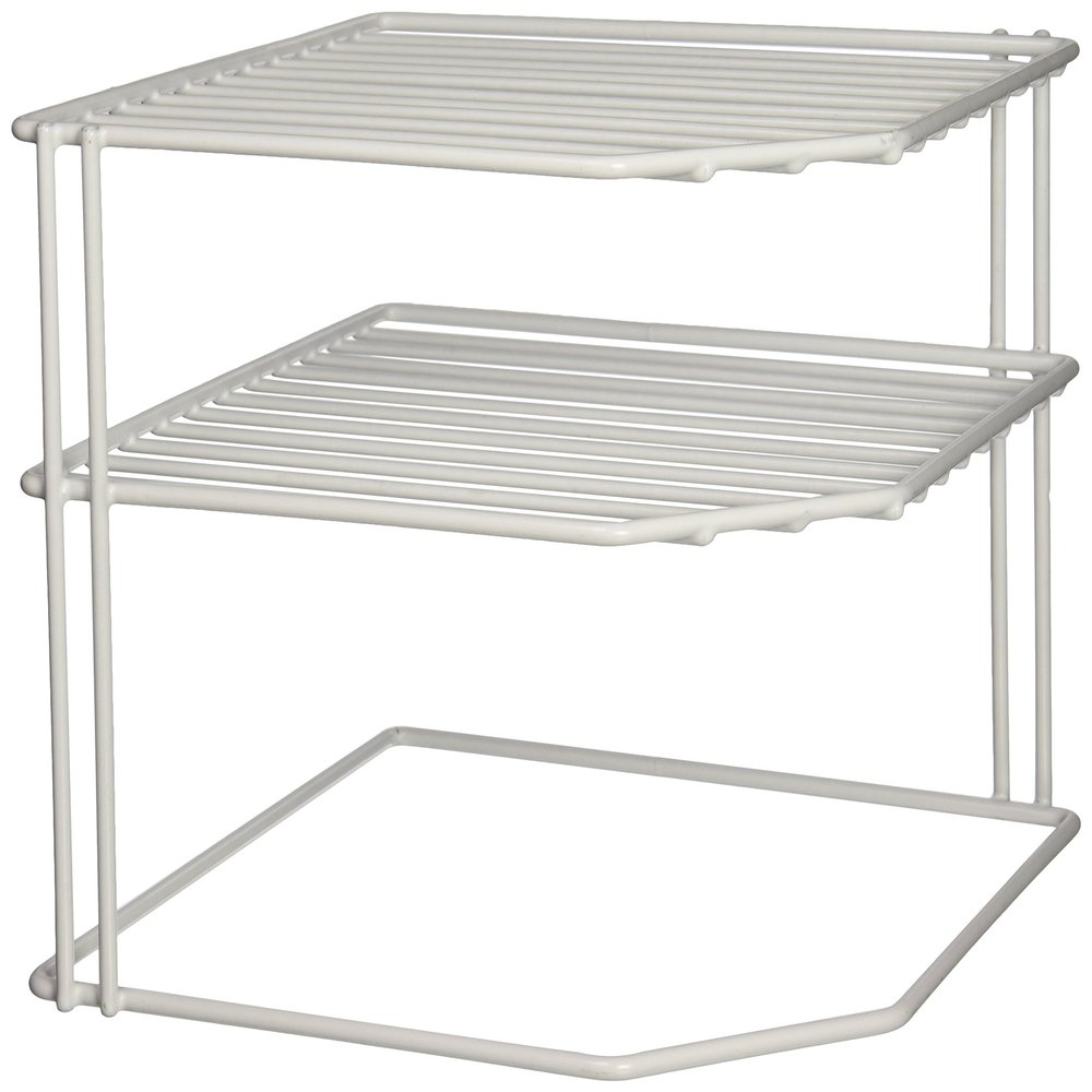 Grayline 40316, Corner Helper Shelf, White