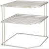 Grayline 40316, Corner Helper Shelf, White view 1