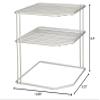 Grayline 40316, Corner Helper Shelf, White view 2