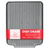 Better Houseware Dish Drainer Mat, Large Metallic Silver Dish Drain Board for Kitchen Countertop, Protects Surfaces & Speeds Drying, 19.5 x 15.5 x 1.25, Metallic Silver view 1