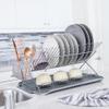 Better Houseware Dish Drainer Mat, Large Metallic Silver Dish Drain Board for Kitchen Countertop, Protects Surfaces & Speeds Drying, 19.5 x 15.5 x 1.25, Metallic Silver view 2