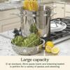 Cuisinart 4-Piece Cookware Set, 12 Quarts, Chef's Classic Stainless Steel Pasta/Steamer, 77-412P1 view 2