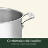 Cuisinart 4-Piece Cookware Set, 12 Quarts, Chef's Classic Stainless Steel Pasta/Steamer, 77-412P1 view 3