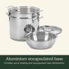 Cuisinart 4-Piece Cookware Set, 12 Quarts, Chef's Classic Stainless Steel Pasta/Steamer, 77-412P1 view 4