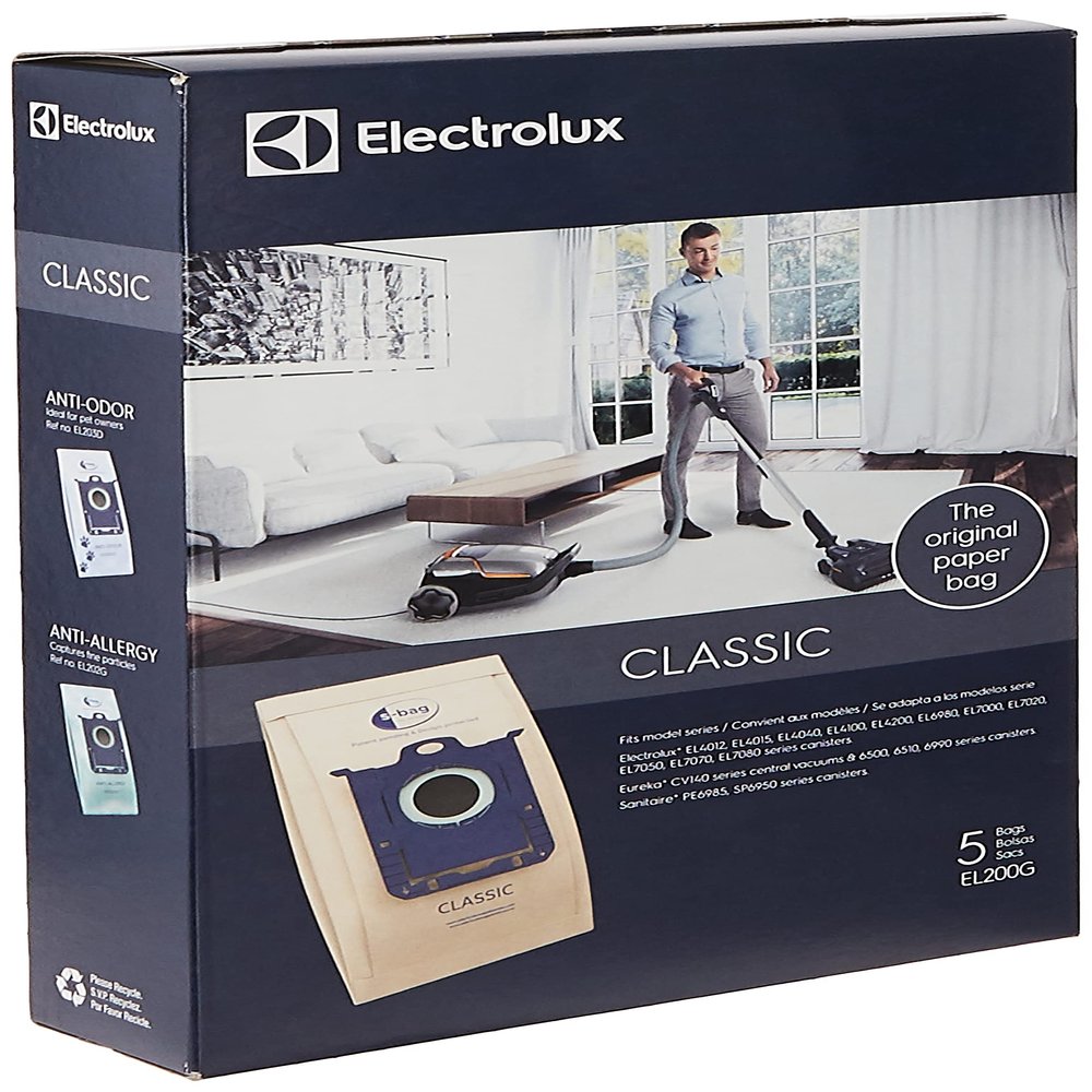 ELECTROLUX HOMECARE PRODUCTS Electrolux EL200G s Classic Paper Vacuum Bag, 5, Brown