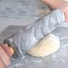 Fox Run Polished Marble Rolling Pin with Wooden Cradle, 10-Inch Barrel, White view 2