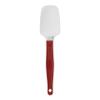 Rubbermaid Commercial Products High Heat Resistant Silicone Heavy Duty Spatula/Food Scraper 9.5" 500 Degrees F Red Handle for Baking/Cooking/Mixing Commercial Dishwasher Safe view 2