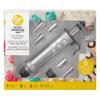 Wilton Dessert Decorator Pro Cake Decorating Tool, Stainless Steel Frosting Piping Kit, Cake and Cupcake Icing Decorating, Deviled Egg Piping Tool (Silver) view 1