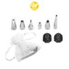 Wilton Dessert Decorator Pro Cake Decorating Tool, Stainless Steel Frosting Piping Kit, Cake and Cupcake Icing Decorating, Deviled Egg Piping Tool (Silver) view 3