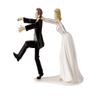 Wilton "Oh No You Dont" Wedding Cake Topper Figurine, 6.3" W x 4.25" H view 1