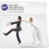 Wilton "Oh No You Dont" Wedding Cake Topper Figurine, 6.3" W x 4.25" H view 2